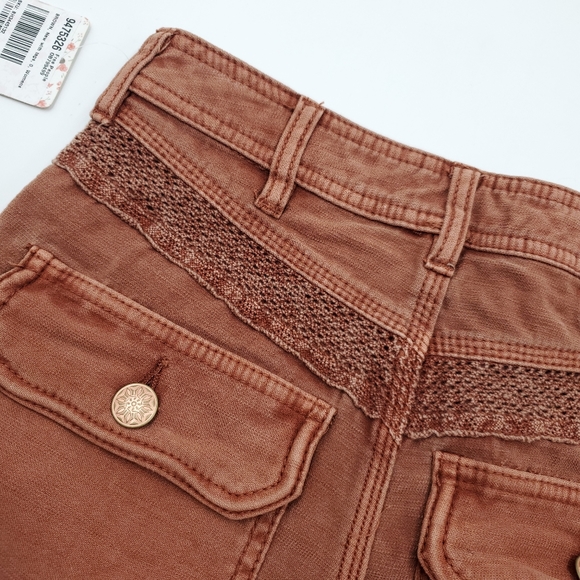 NWT - Free People Great Expectations Lace Trim Shorts - Picture 5 of 7